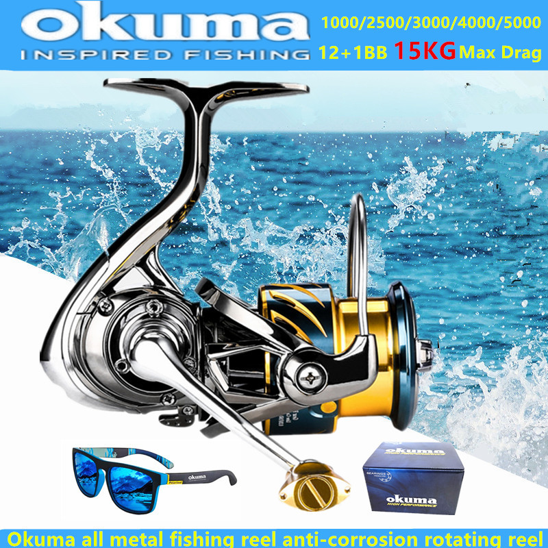 Okuma All Metal Fishing Reel 1 - Kastking Reel Zephyr review and price